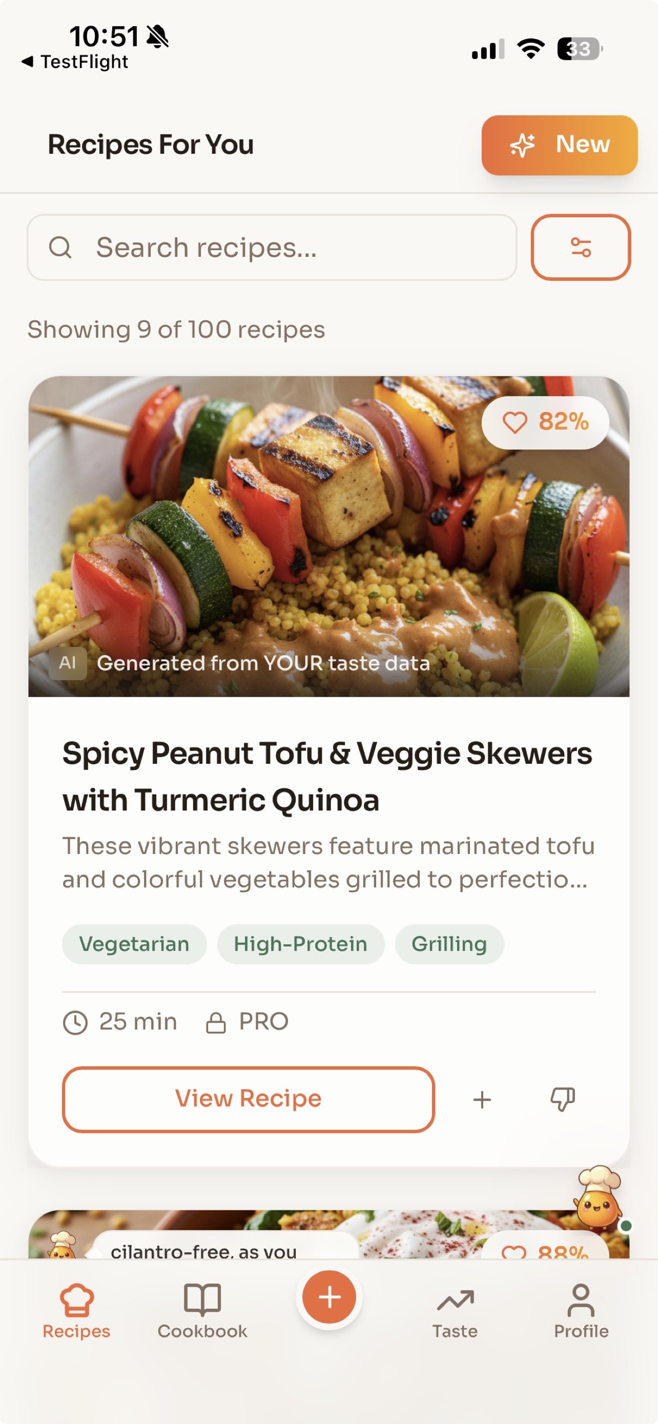 Recipes for you