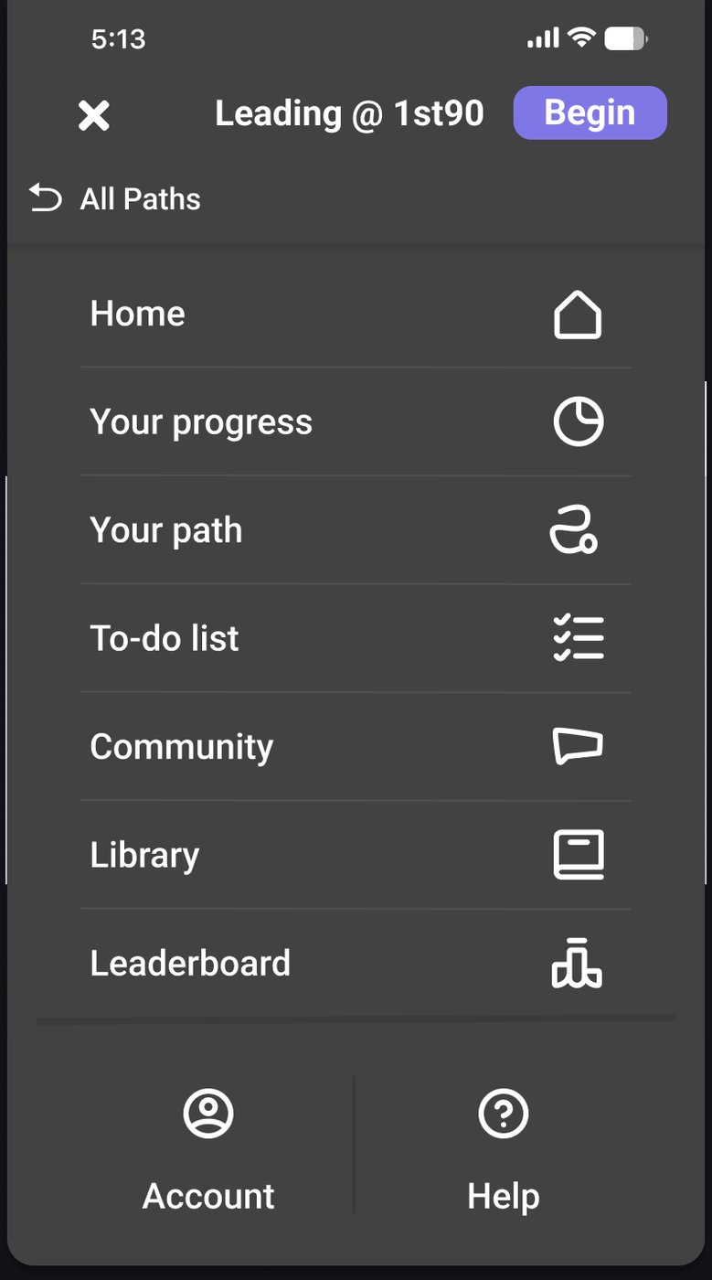 Menu, dark