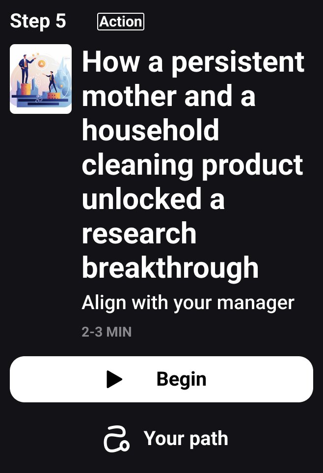 The next step