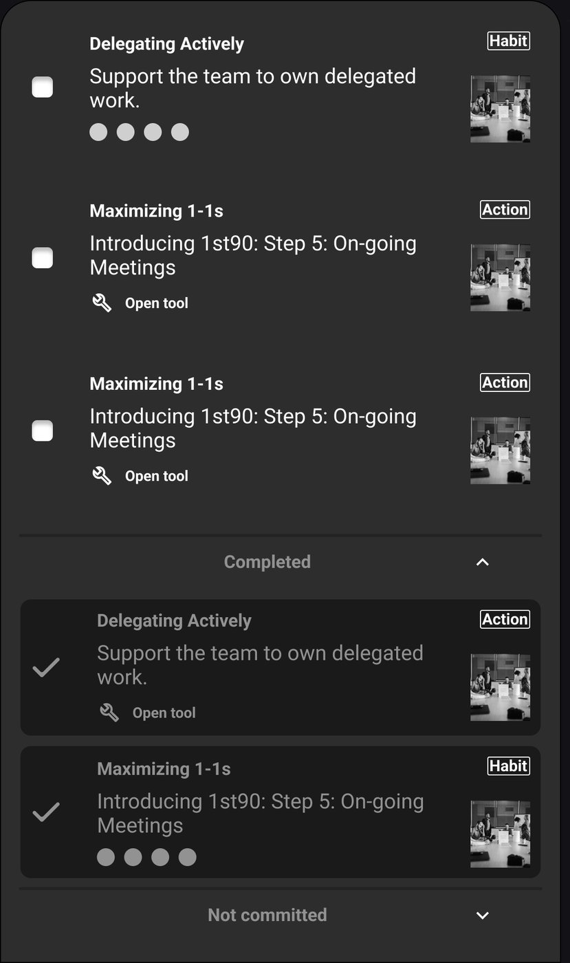 Done and not committed