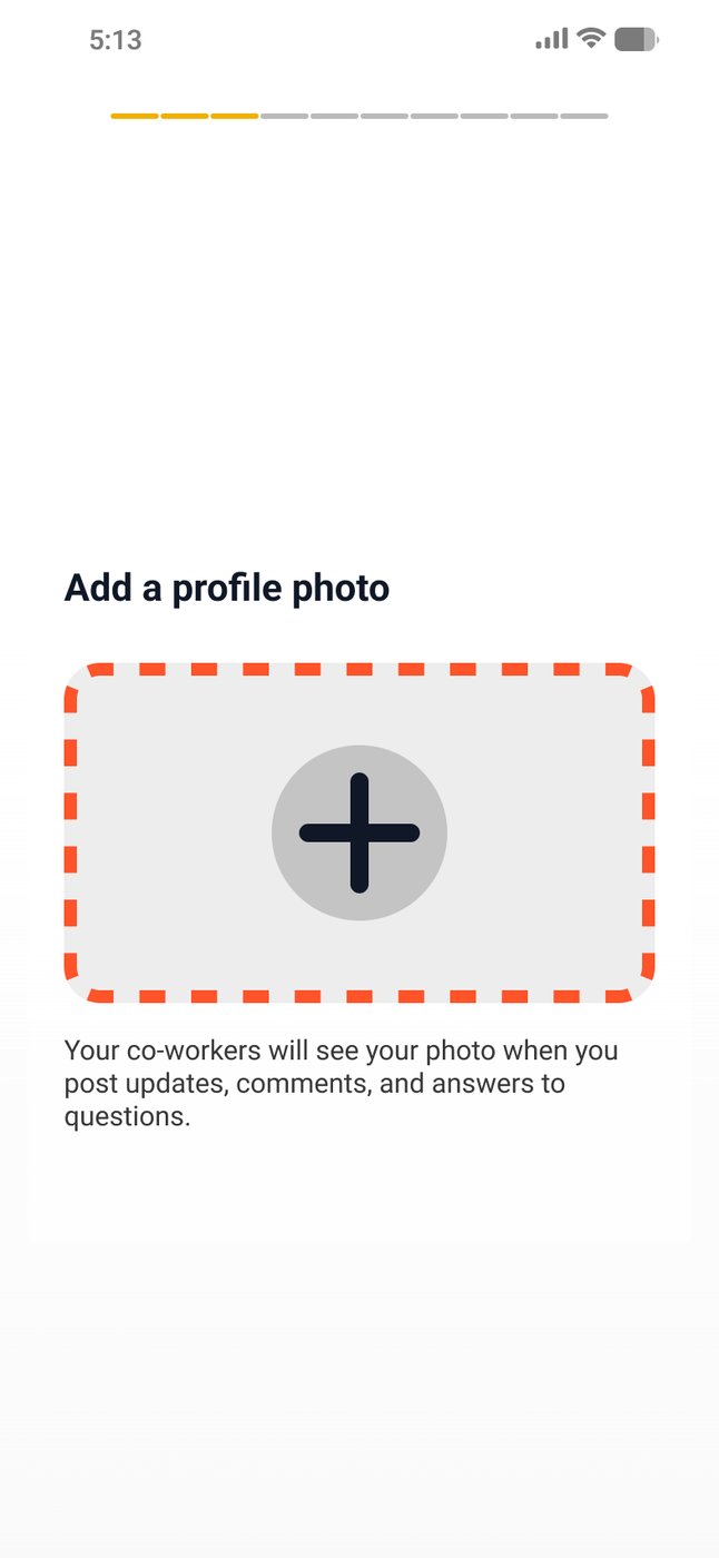 Add a profile photo