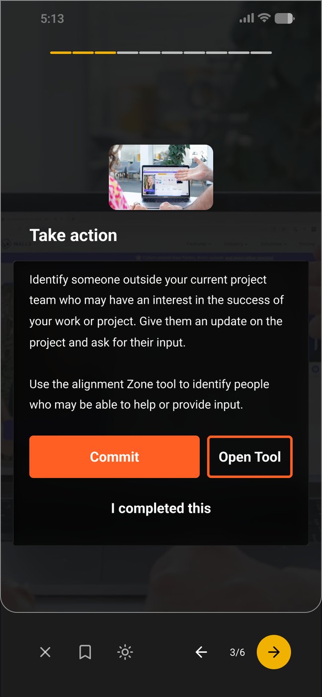 Dark, controls showing