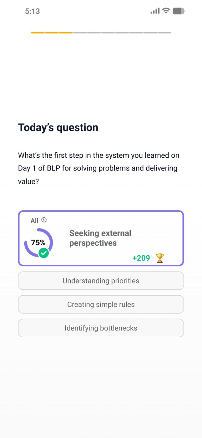 Poll, with the group