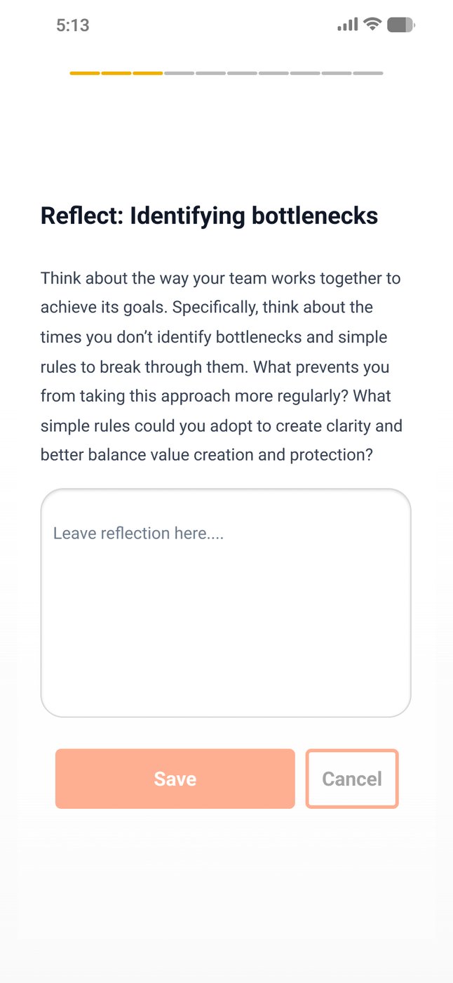 A reflection