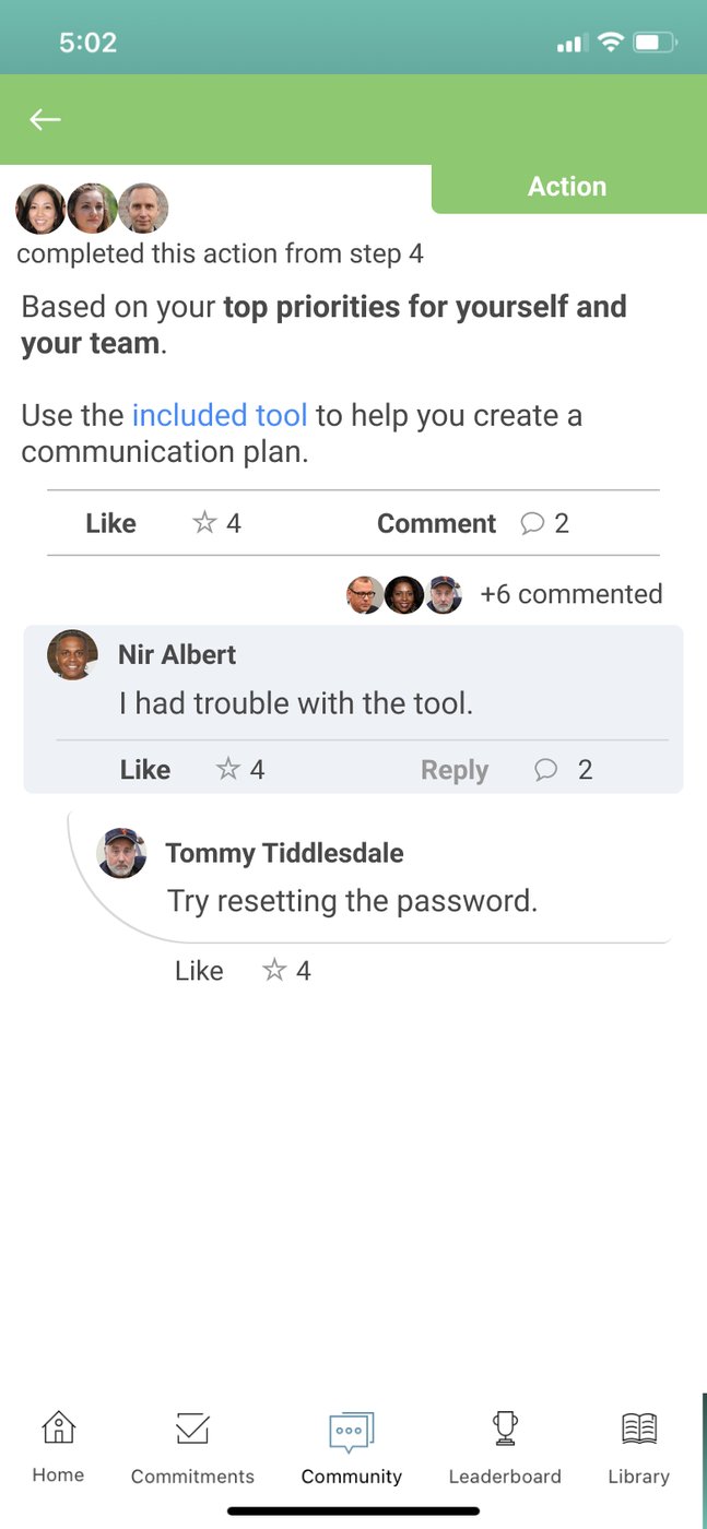 Reply threaded